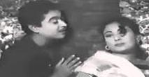 Kishoreda with Meena Kumari in a film song