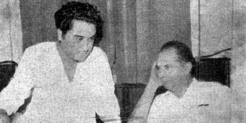 Kishoreda with Bimal Roy