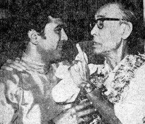 SD Burman with Rajesh Khanna
