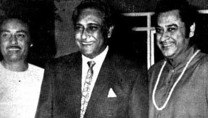 Kishoreda with his brothers Anup & Ashok Kumar