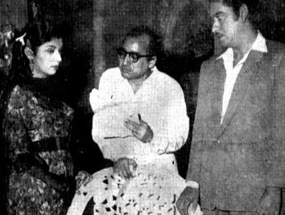 Kishoreda with others in the film set 