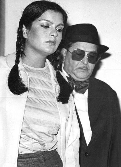 Raj Kapoor with Zeenat Aman