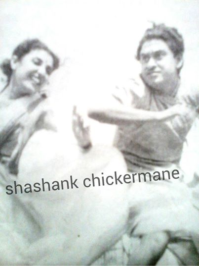 Kishoreda & Shammi dancing a song sequence