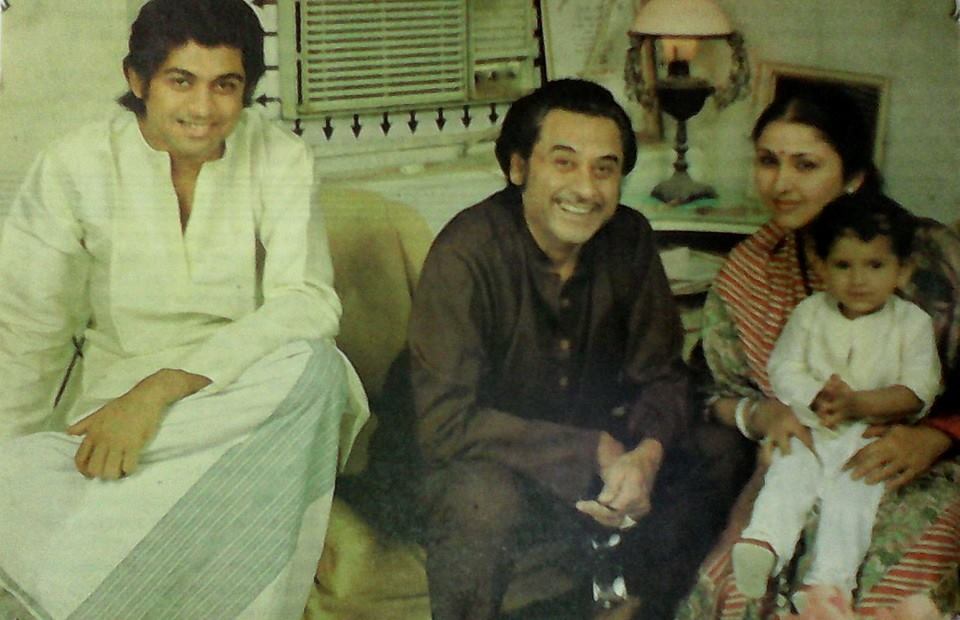 Kishoreda with his family at home