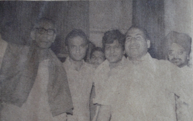 Mohdrafi with SDBurman and others