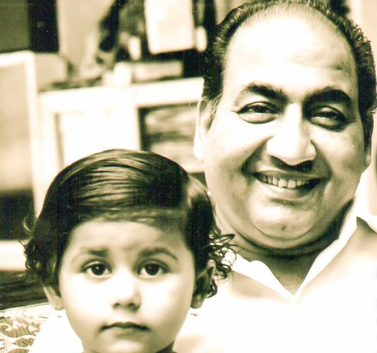 Rafi with his grand daughter