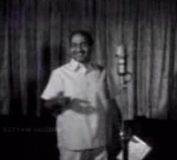 Mohd rafi in a stage show