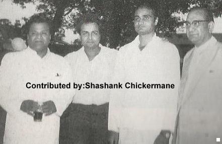 Vasant Desai with Sahu Modak, Bharat Vyas & others