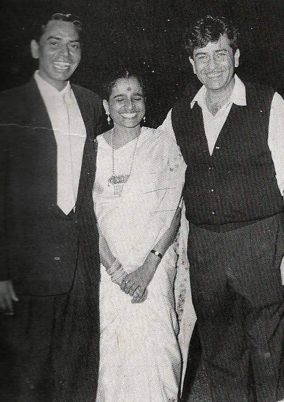Shailendra with his wife & Raj Kapoor