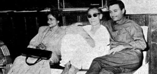 SD Burman with his wife & Dev Anand