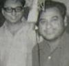 Kishoreda with RD Burman in the recording studio