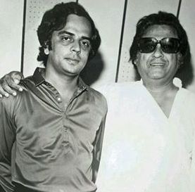 Kishorekumar with Sawan Kumar Tak