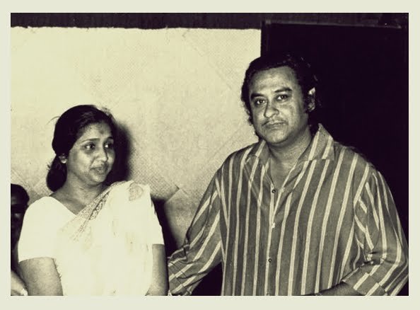 Kishore Kumar with Asha Bhonsle