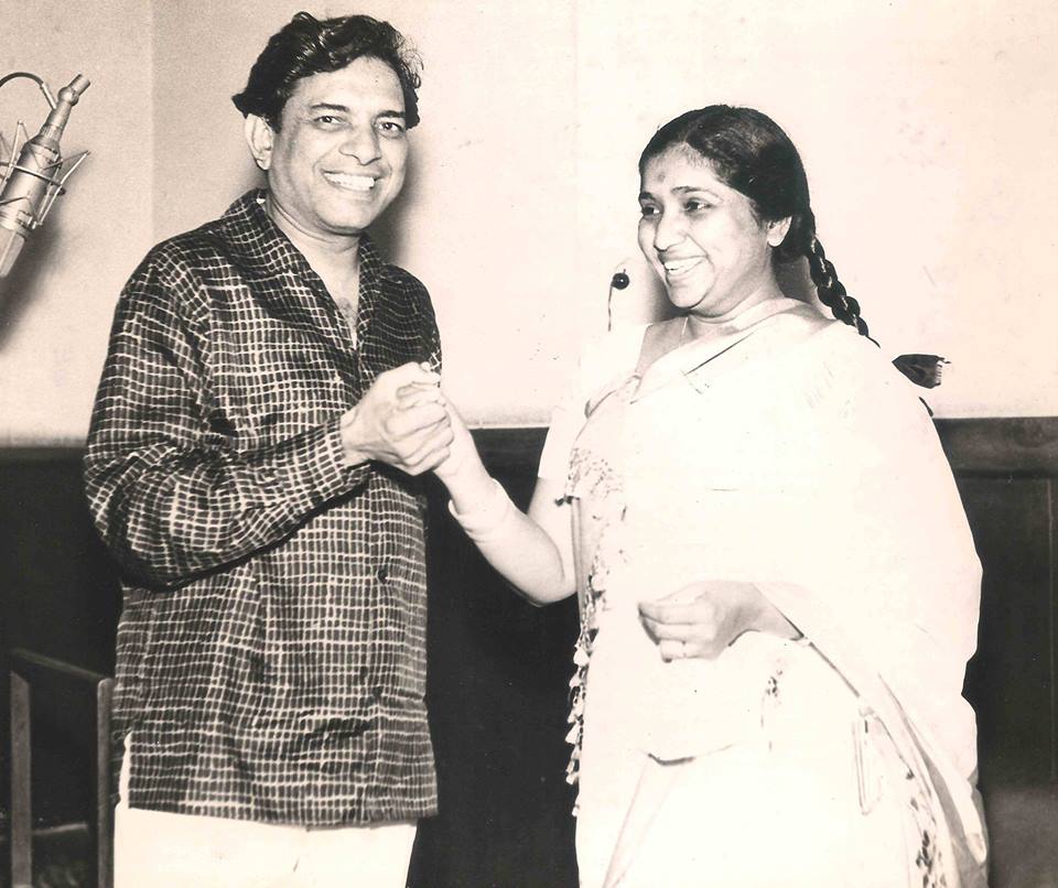 Asha Bhosale with Ravi