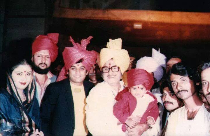 Kishoreda with his son's Amit, Sumeet, Leena & others in a function