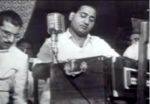 Mohd Rafi singing in a concert