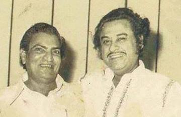 Kishorekumar with Vrajendra Gaur