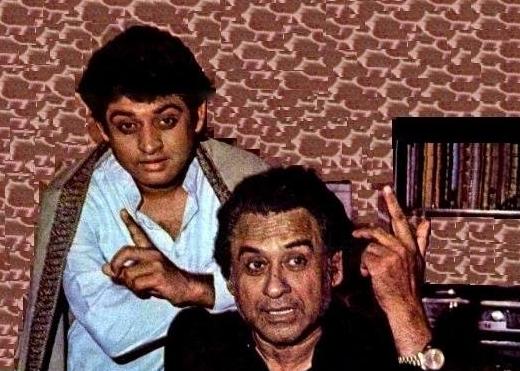 Kishoreda with his son Amit Kumar