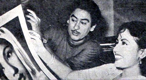Kishoreda with Meena Kumari