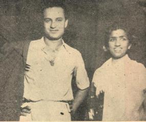 Lata with Mukeshji 