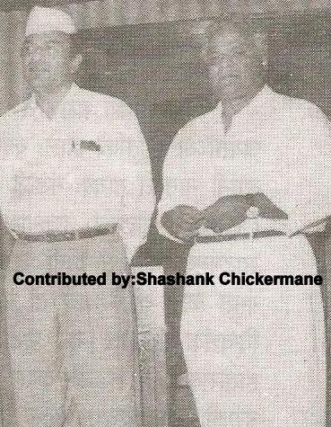 Vasant Desai with V Shantaram