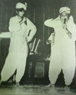 Kishoreda with Amit Kumar singing in a concert