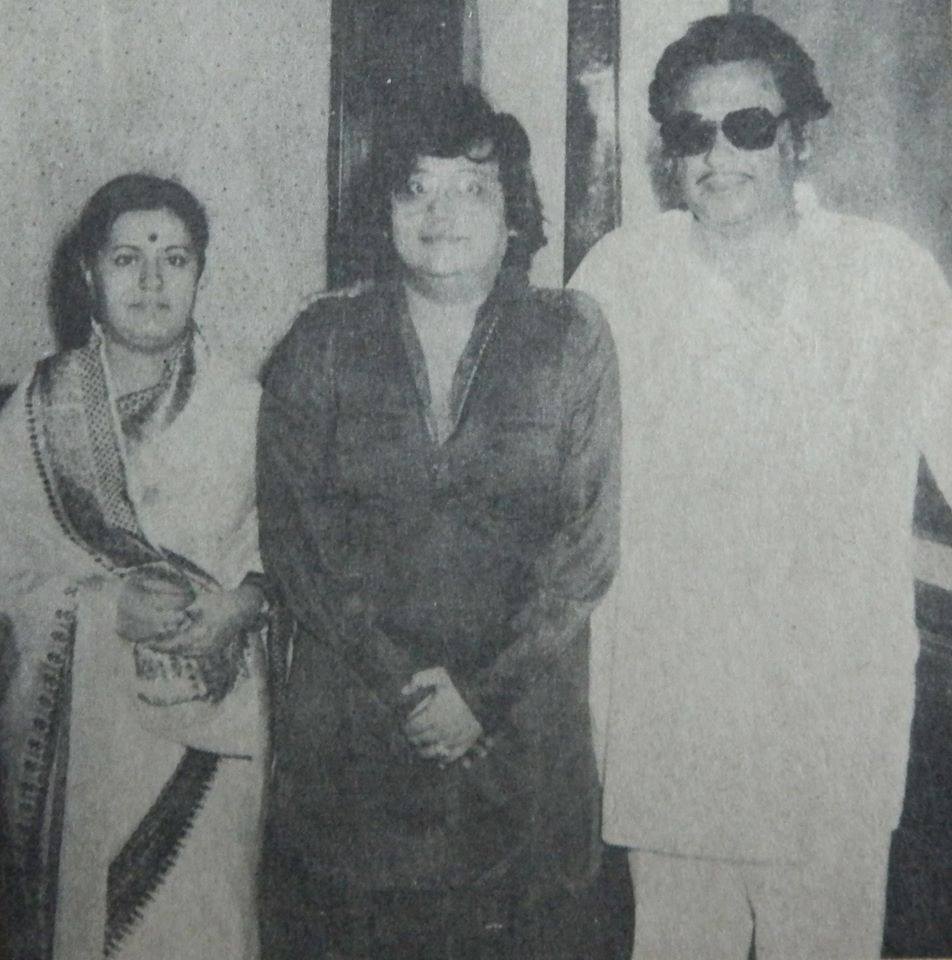 Kishoreda with Bappida & Krishna Mukherjee