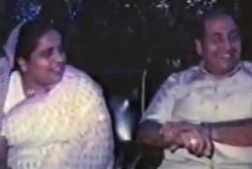 Mohdrafi with his wife in the wedding reception