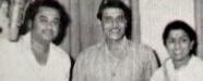 Kishore with Bhupendra Hazarika & Lata Mangeshkar