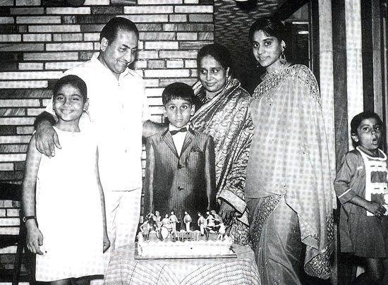 Mohd Rafi with Family
