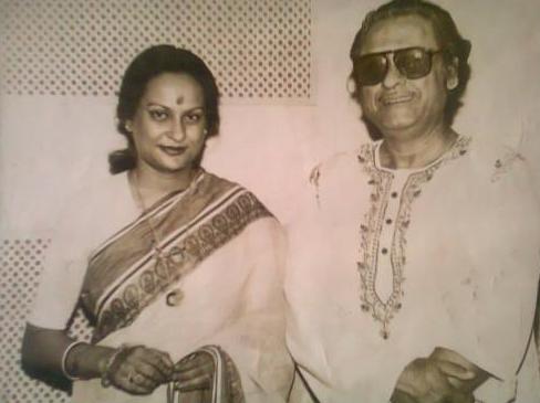 Kishoreda with Kalyani Pillai