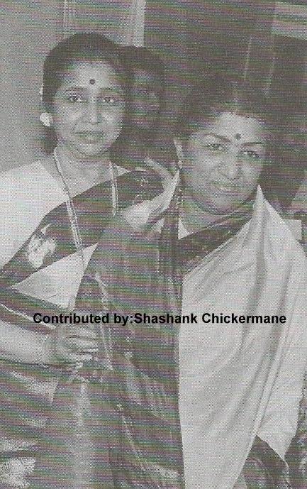 Lata with Asha Bhosale