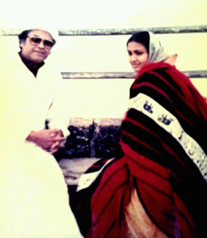 Kishorekumar with Leena Chandavarkar