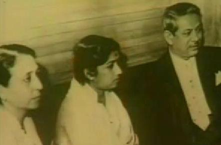 Lata with Mehboob Khan & others