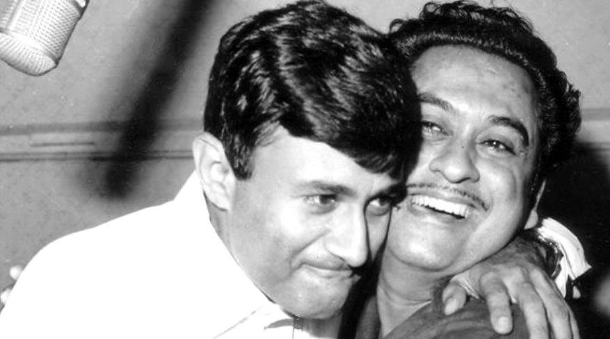 Kishorekumar with Dev Anand 