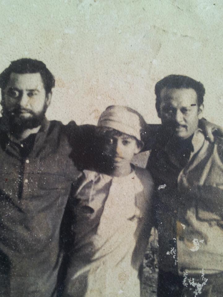 Kishore Kumar with son Amit Kumar