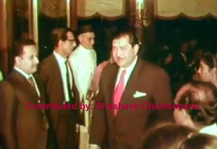 Raj Kapoor with others in a party