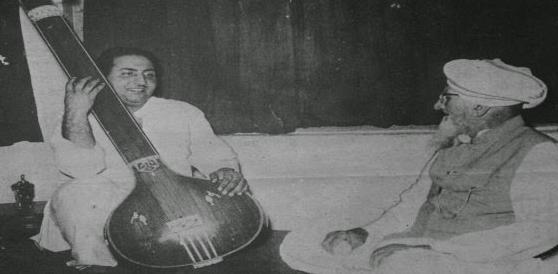 Rafi with his father in his house