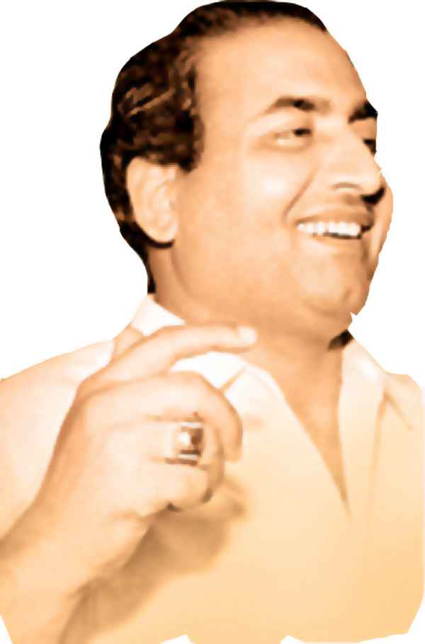 Rafi Sahib Smiling and here the Gemstone is seen in Right hand