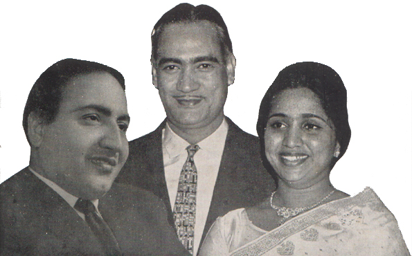 Mohd Rafi with OPN and Asha