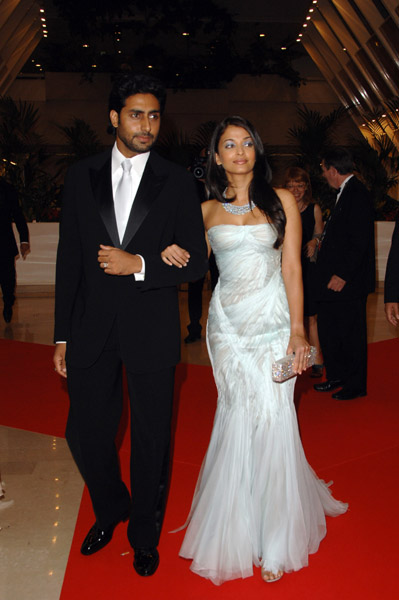 2007 Cannes Film Festival - Opening Night Gala Dinner - Arrivals - Abhishek Bachchan and Aishwarya Rai - 4