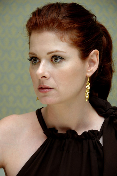 Debra Messing speaks at The Starter Wife Press Conference held at the Four Seasons Hotel in Beverly Hills, California on June 26, 2007 - 4