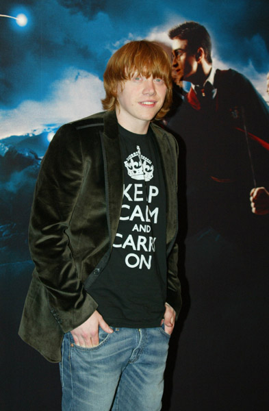 Actor Rupert Grint attends the Harry Potter and the order of the phoenix premiere on July 4, 2007 in Paris, France - 1