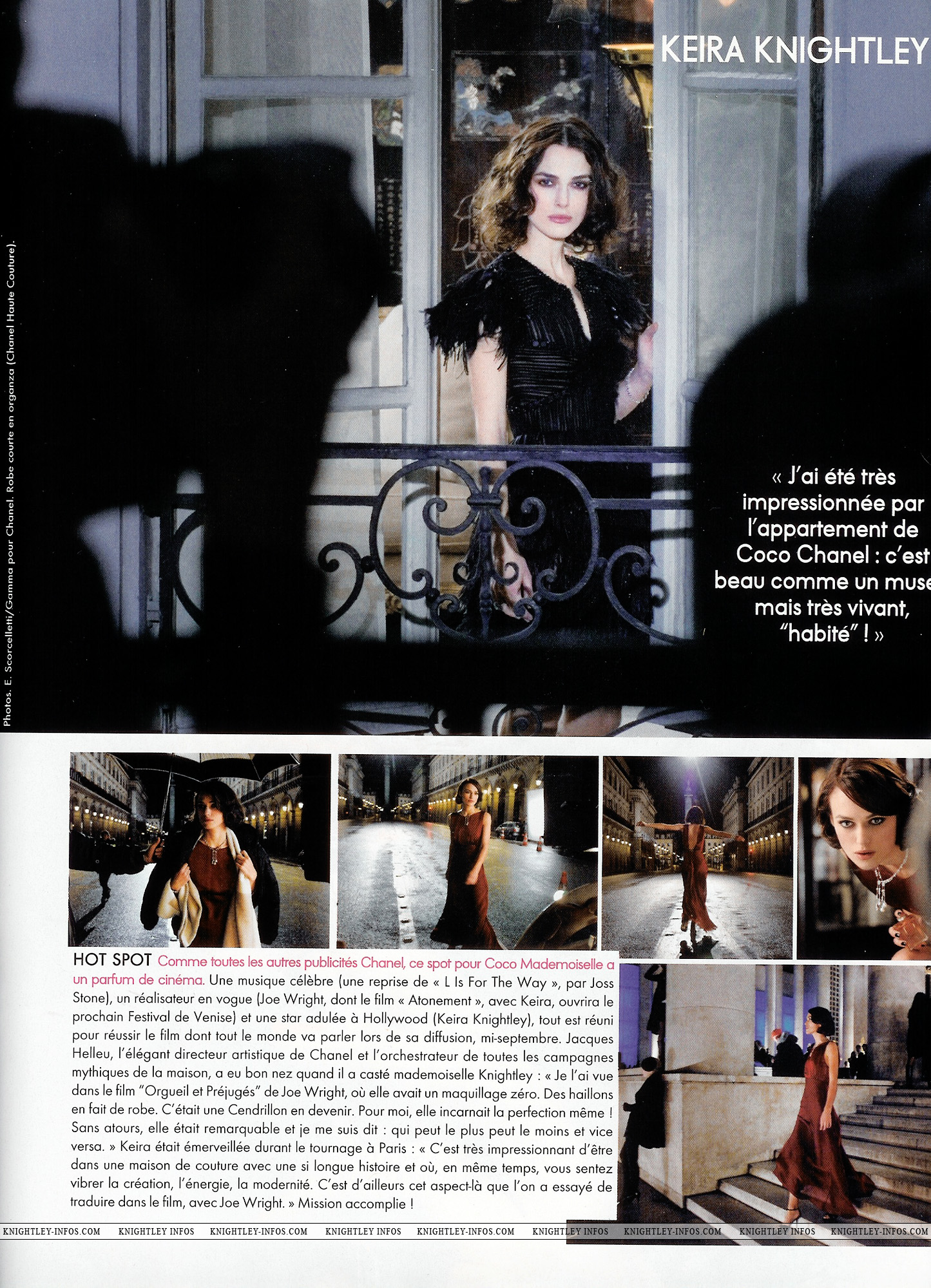 Keira Knightley - Chanel 2007 Elle Magazine Scans-5