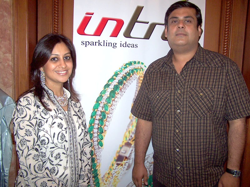 Designer Purva Kothari and Brandsmith CEO Rahul Mittra