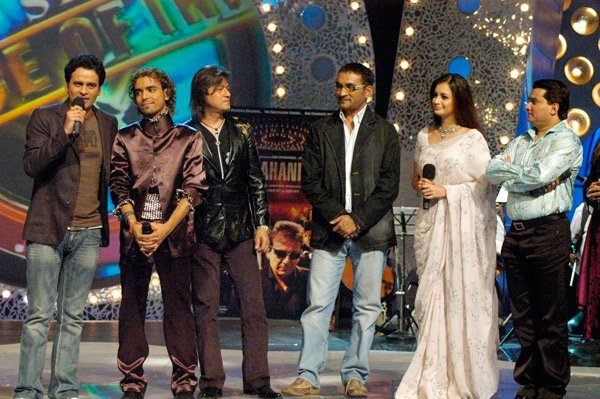 Manoj Bajpai, Toshi, Aadesh Shrivastav, Abhijeet, Dia Mirza on Amul Star Voice of India
