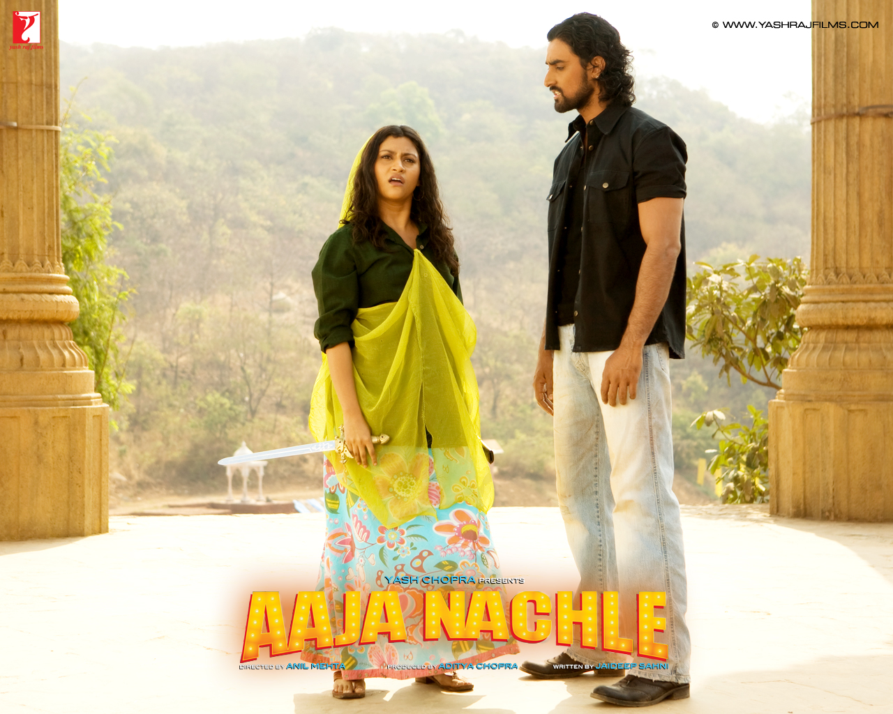 Konkana Sen Sharma, Kunal Kapoor in Aaja Nachle~0