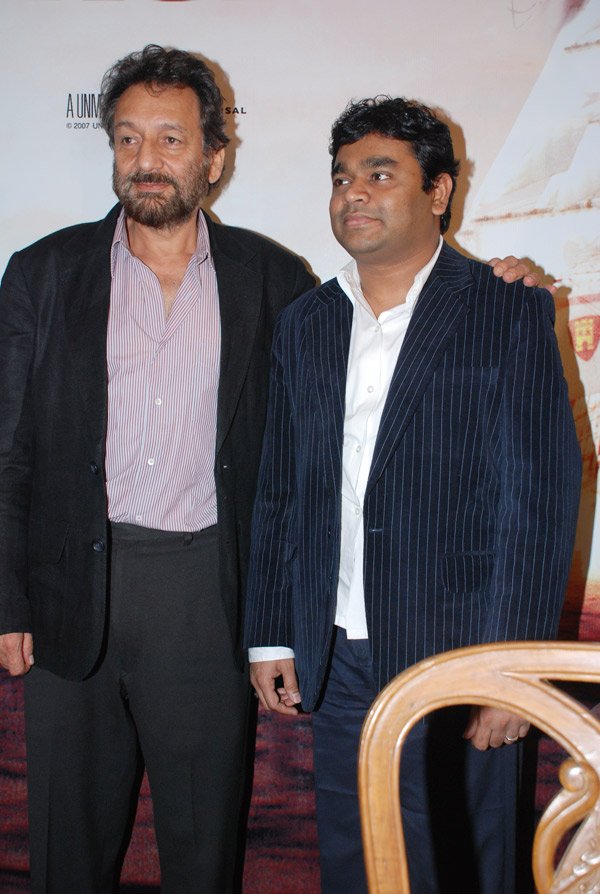 Shekhar Kapoor, A.R.Rehman at the press conference of Elizabeth The Golden Age 