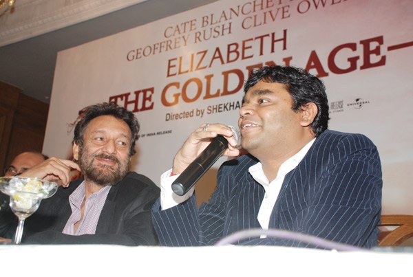 Shekhar Kapoor, A.R.Rehman at the press conference of Elizabeth The Golden Age 