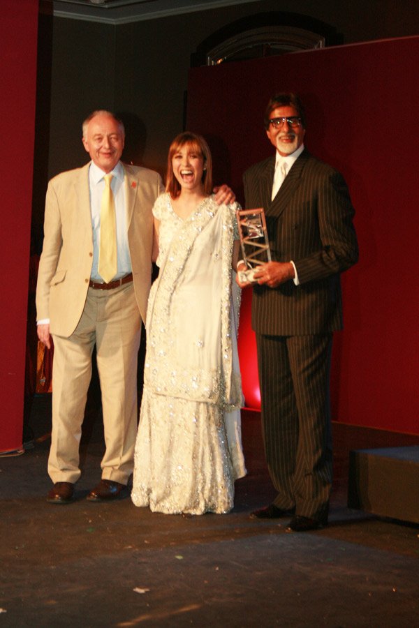 Ken Livingstone, Amitabh Bachchan at the London Mayor Ken's party